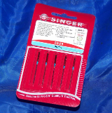 SINGER 2020-16 SEWING MACHINE NEEDLES CARD OF 5 NEEDLES NEW